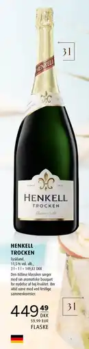 Scandinavian Park HENKELL TROCKEN, DKK 449.49 tilbud