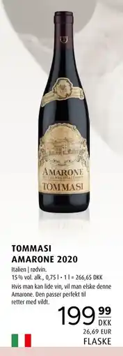 Scandinavian Park TOMMASI AMARONE 2020, DKK 199.99 tilbud