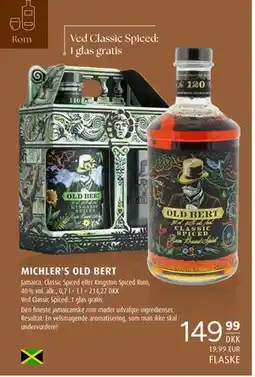 Scandinavian Park MICHLER'S OLD BERT, DKK 149.99 tilbud