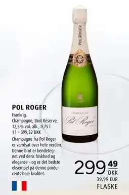 Scandinavian Park POL ROGER, DKK 299.49 tilbud