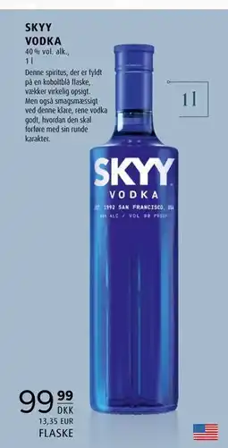 Scandinavian Park SKYY VODKA, DKK 99.99 tilbud