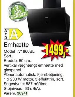 Harald Nyborg Emhætte, DKK 1499 tilbud