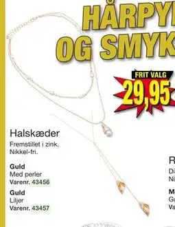Harald Nyborg Halskæder, DKK 29.95 tilbud
