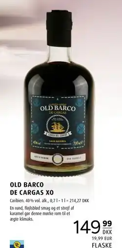 Scandinavian Park OLD BARCO DE CARGAS XO, DKK 149.99 tilbud