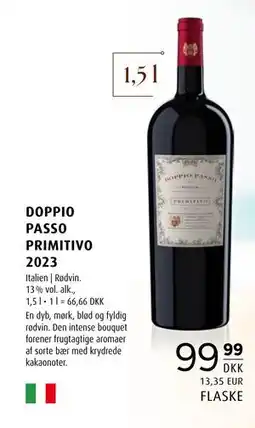 Scandinavian Park DOPPIO PASSO PRIMITIVO 2023, DKK 99.99 tilbud