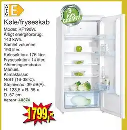 Harald Nyborg Køle/fryseskab, DKK 1799 tilbud