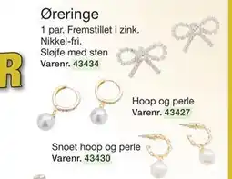 Harald Nyborg Øreringe, DKK 29.95 tilbud