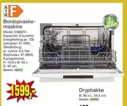 Harald Nyborg Bordopvaskemaskine, DKK 1599 tilbud