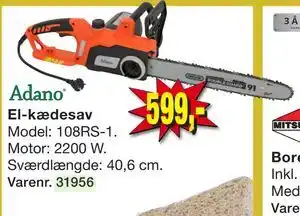 Harald Nyborg El-kædesav, DKK 599 tilbud
