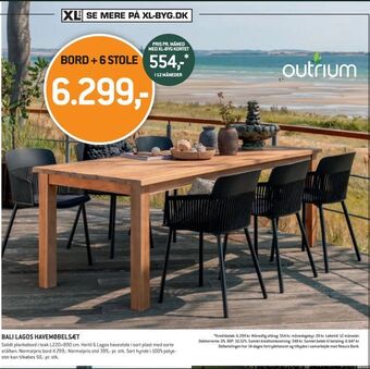 Bali lagos havemøbelsæt