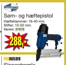 Harald Nyborg Søm- og hæftepistol, DKK 288 tilbud