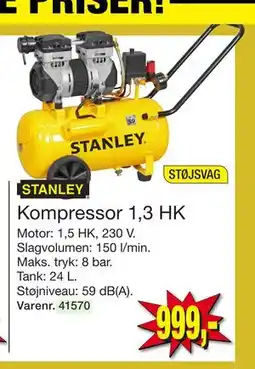 Harald Nyborg Kompressor 1,3 HK, DKK 999 tilbud