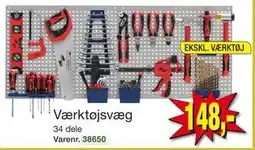 Harald Nyborg Værktøjsvæg, DKK 148 tilbud