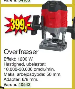 Harald Nyborg Overfræser, DKK 399 tilbud