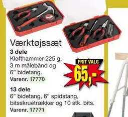 Harald Nyborg Værktøjssæt, DKK 65 tilbud