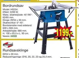 Harald Nyborg Bordrundsav, DKK 1199 tilbud