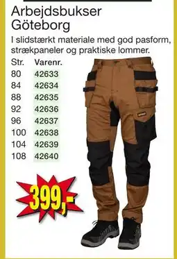 Harald Nyborg Arbejdsbukser Göteborg, DKK 399 tilbud