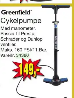 Harald Nyborg Cykelpumpe, DKK 149 tilbud