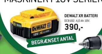 XL-BYG Dewalt xr batteri tilbud