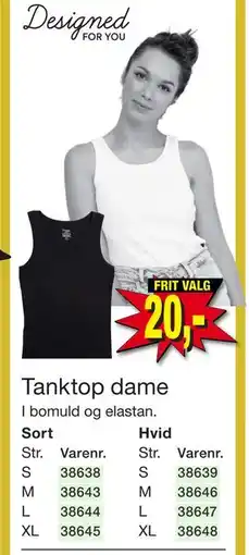Harald Nyborg Tanktop dame, DKK 20 tilbud
