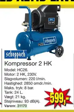 Harald Nyborg Kompressor 2 HK, DKK 599 tilbud