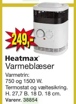 Harald Nyborg Varmeblæser, DKK 249 tilbud