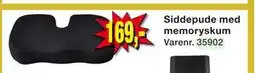 Harald Nyborg Siddepude med memoryskum, DKK 169 tilbud