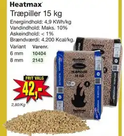 Harald Nyborg Træpiller 15 kg, DKK 42 tilbud