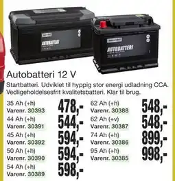 Harald Nyborg Autobatteri 12 V tilbud