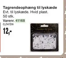 Harald Nyborg Tagrendeophæng til lyskæde, DKK 12 tilbud