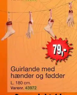 Harald Nyborg Guirlande med hænder og fødder, DKK 79 tilbud