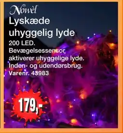 Harald Nyborg Lyskæde uhyggelig lyde, DKK 179 tilbud