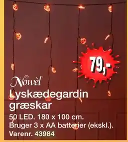 Harald Nyborg Lyskædegardin græskar, DKK 79 tilbud