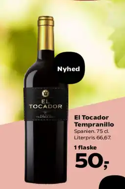 Kvickly El Tocador Tempranillo tilbud