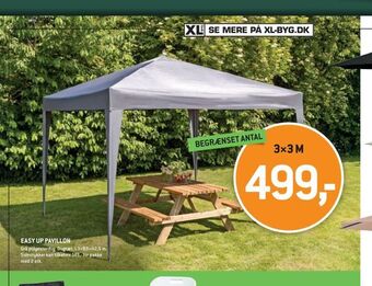 XL-BYG Easy up pavillon tilbud