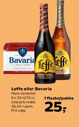 Kvickly Leffe eller Bavaria tilbud