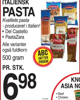 ABC Lavpris Italiensk pasta tilbud