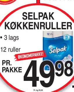 ABC Lavpris Selpak køkkenruller tilbud