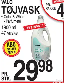 ABC Lavpris Valo tøjvask tilbud