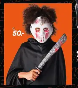 Bilka Sæt med maske og kniv, DKK 50 tilbud