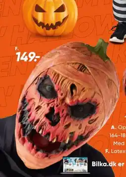 Bilka Latexmaske, DKK 149 tilbud