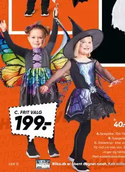 Bilka Edderkop- eller sommerfuglekjole, DKK 199 tilbud