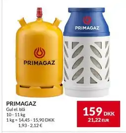 Nielsen's Discount PRIMAGAZ, DKK 159 tilbud