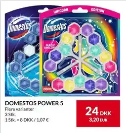 Nielsen's Discount DOMESTOS POWER 5, DKK 24 tilbud