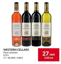 Nielsen's Discount WESTERN CELLARS, DKK 27 tilbud