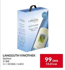 Nielsen's Discount LANGGUTH VINOTHEK, DKK 99 tilbud