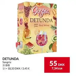 Nielsen's Discount DETUNDA, DKK 55 tilbud