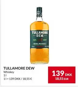 Nielsen's Discount TULLAMORE DEW, DKK 139 tilbud