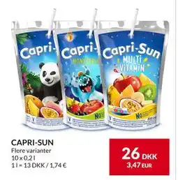 Nielsen's Discount CAPRI-SUN, DKK 26 tilbud