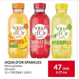 Nielsen's Discount AQUA D’OR SPARKLES, DKK 47 tilbud